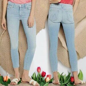 Mother the Crop Looker in Wash Light Kitty Women’s Size 27